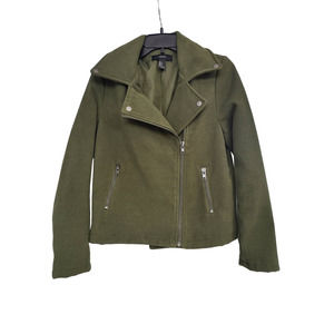 Dark Green Forever 21 Coat - Small